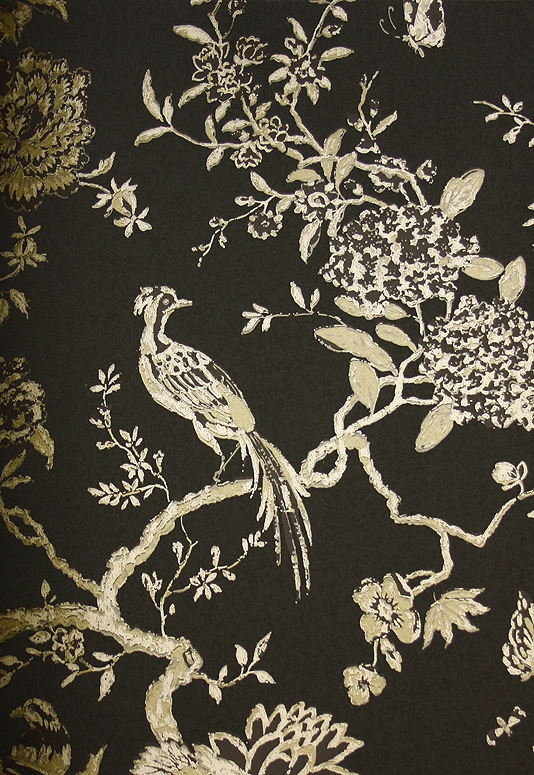 Oriental Bird Wallpaper Beautiful bird and branch design wallpaper in 534x775