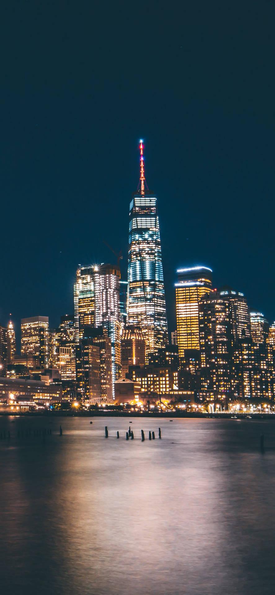 New York Skyline iPhone Wallpaper