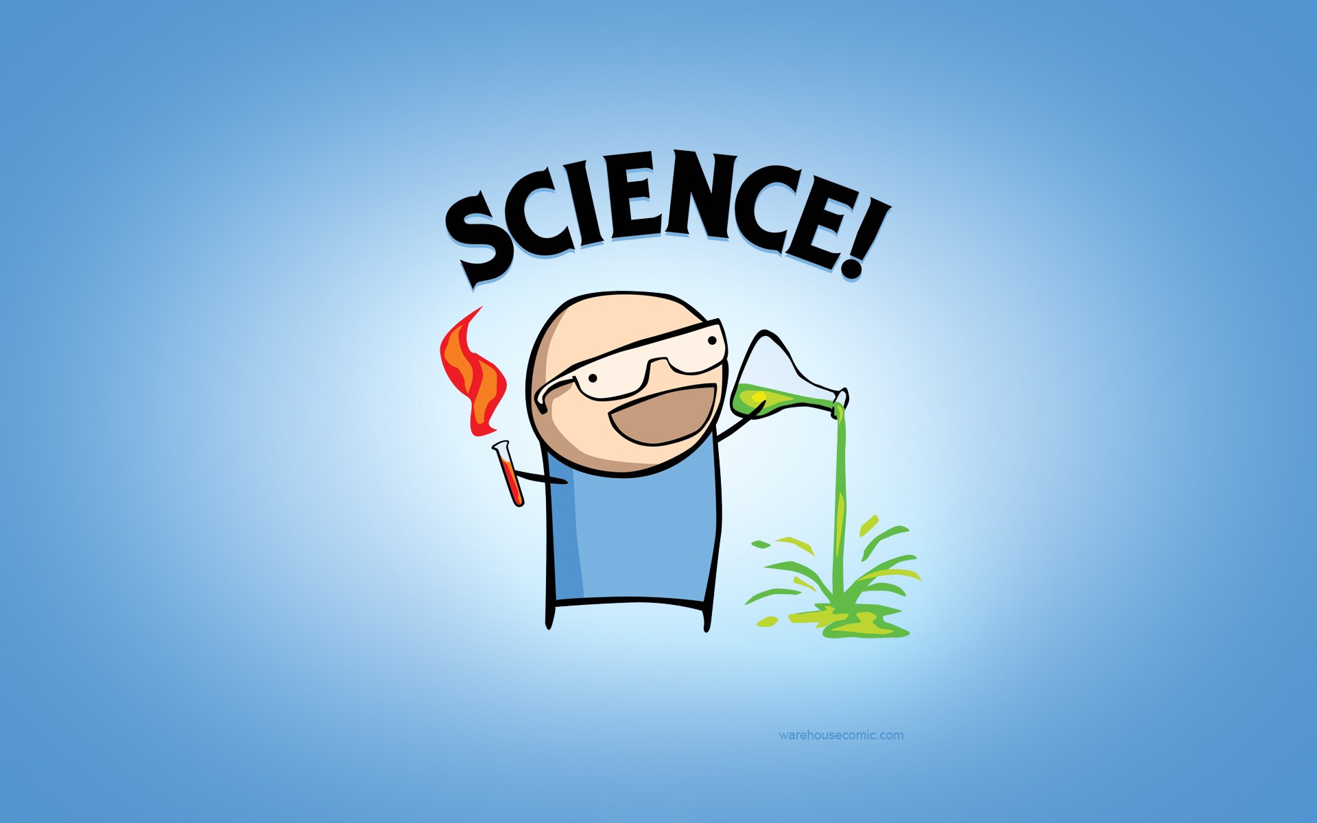 Science Wallpaper Blue Stickman Ics Humor Funny Cute