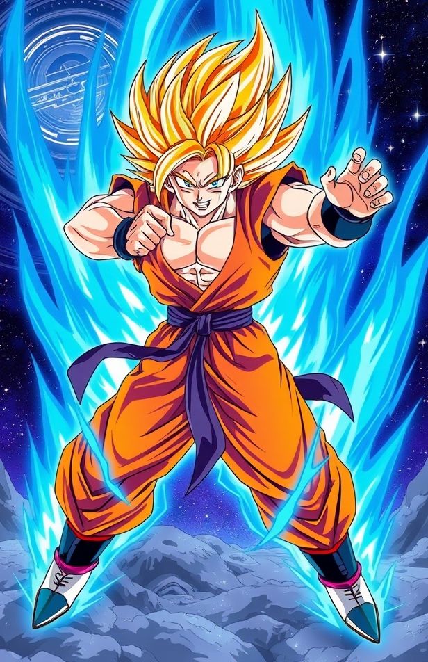 Blue Gogeta Wallpaper