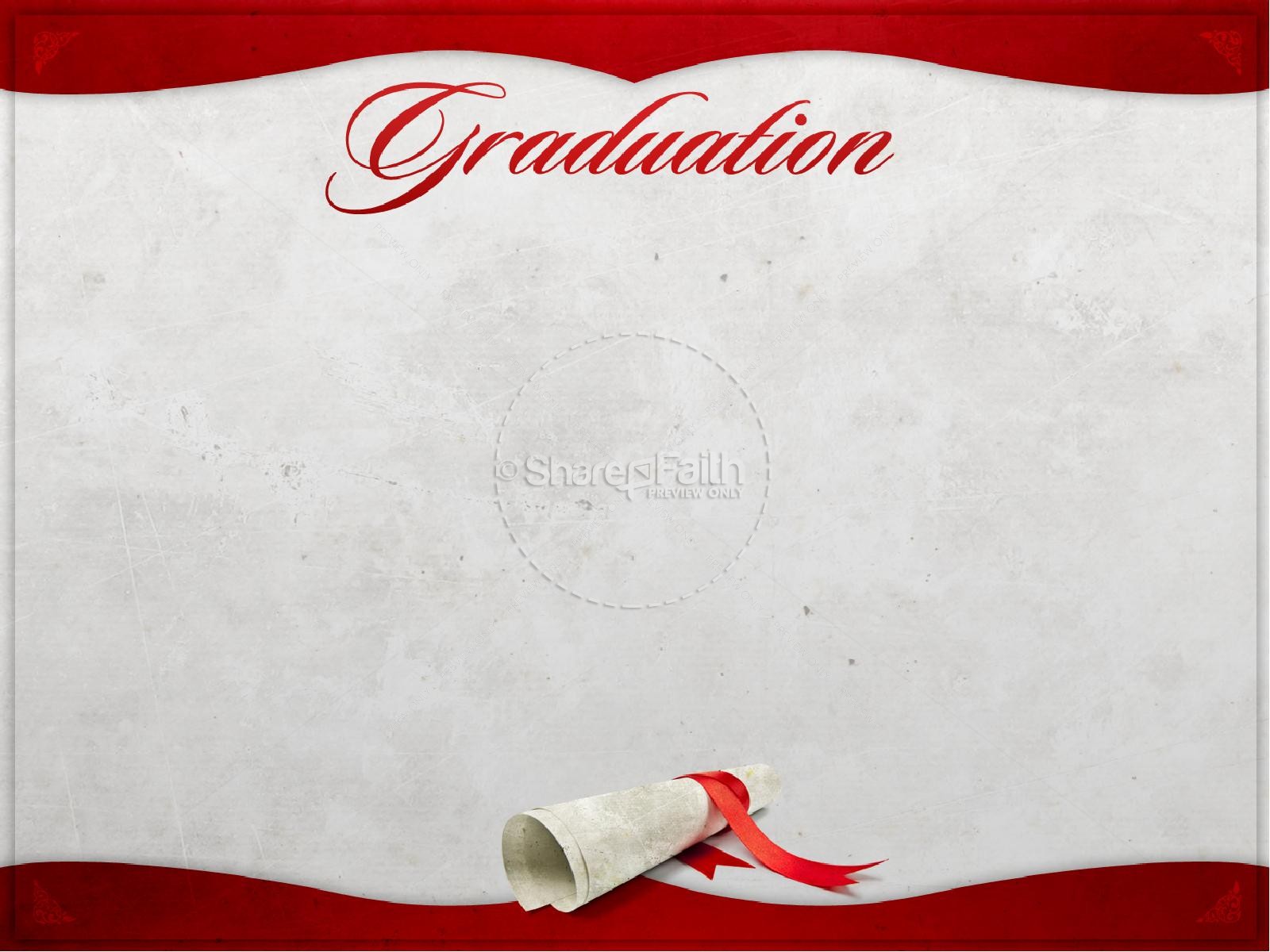 Graduation Slide Template
