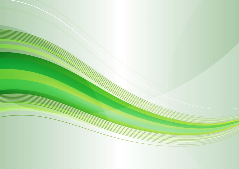 Abstract Modern Green Wave Background Vector Graphic