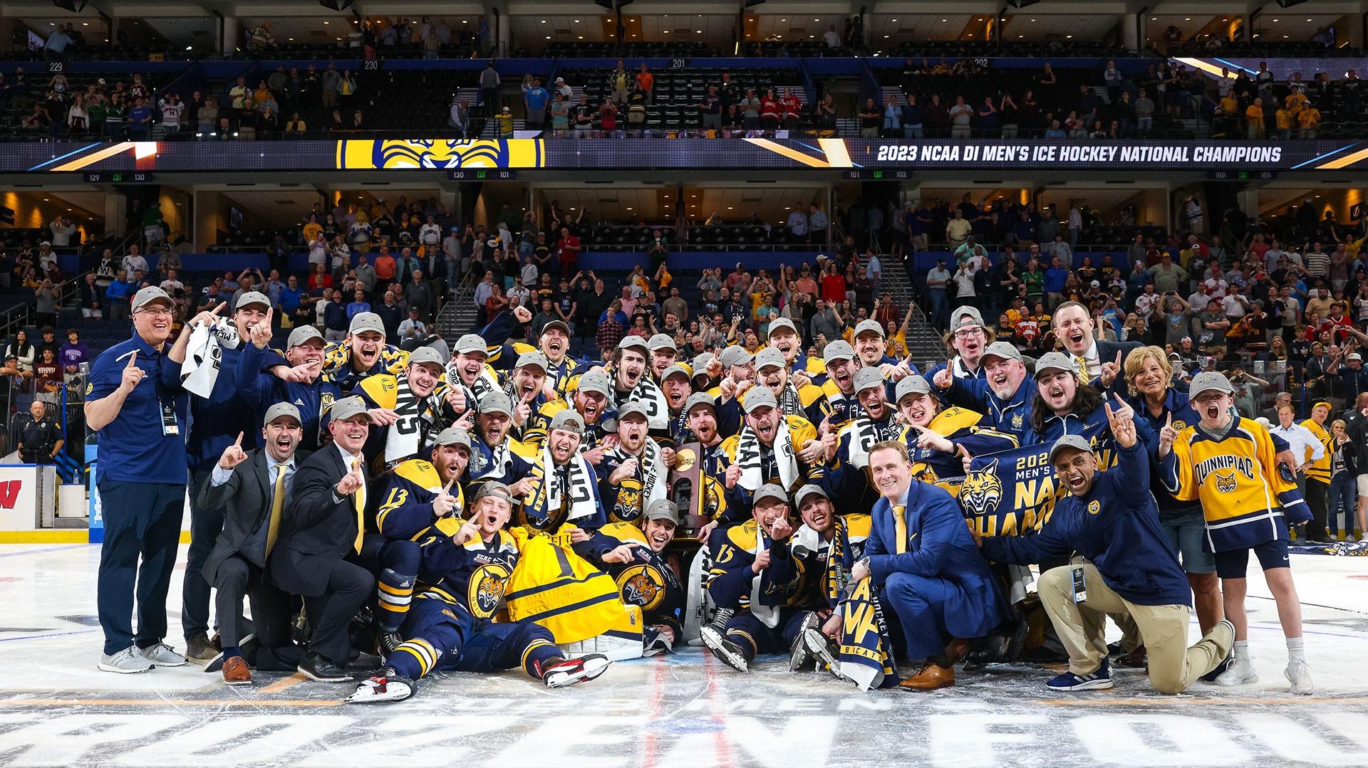 Free Download Bobcats Crowned 2023 National Champions Quinnipiac 
