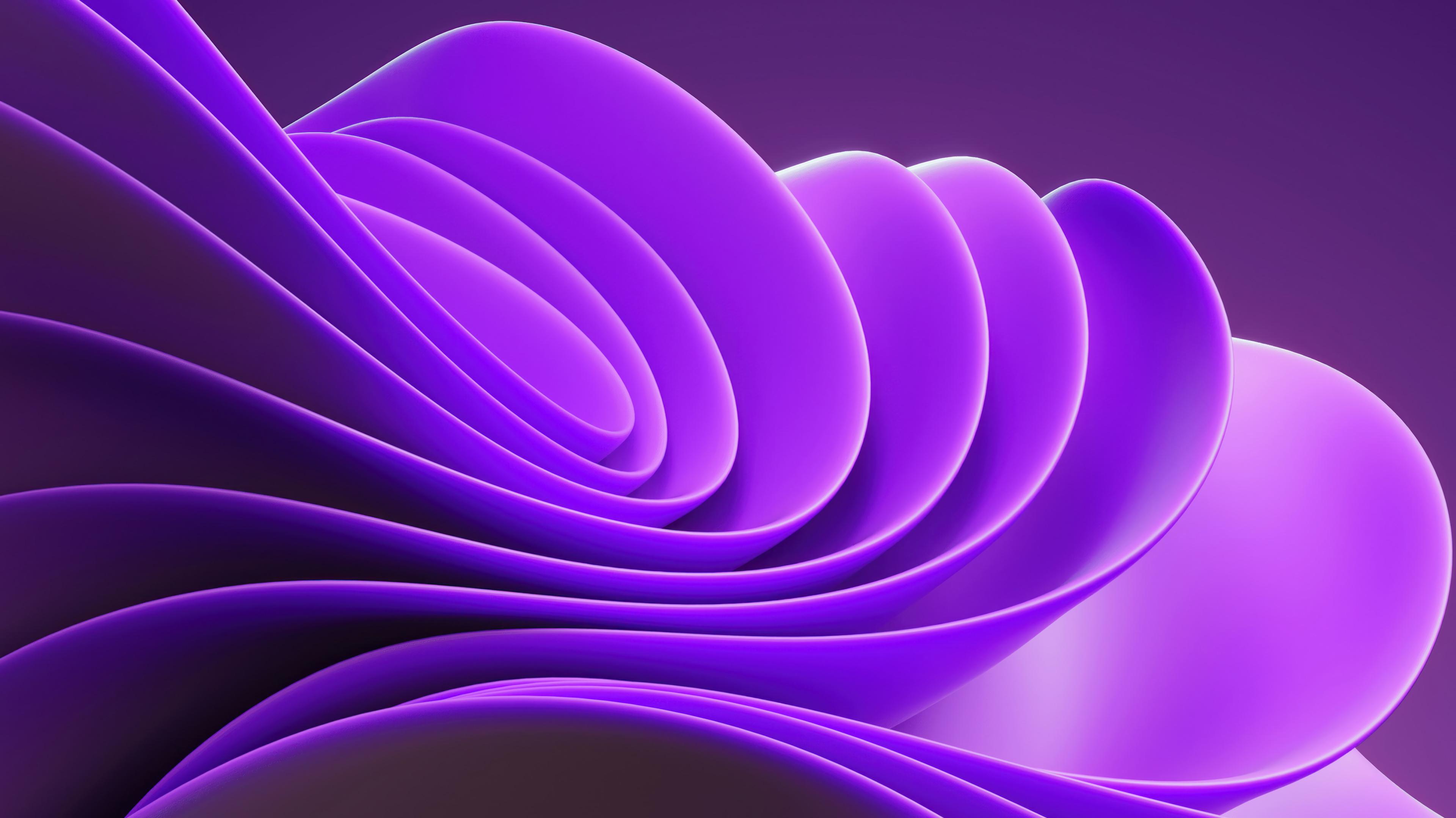 Windows Purple Abstract Background Wallpaper 4k HD Pc 5510i