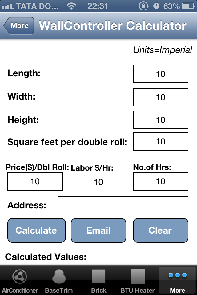 Wall Paper Calculator For iPhone Android