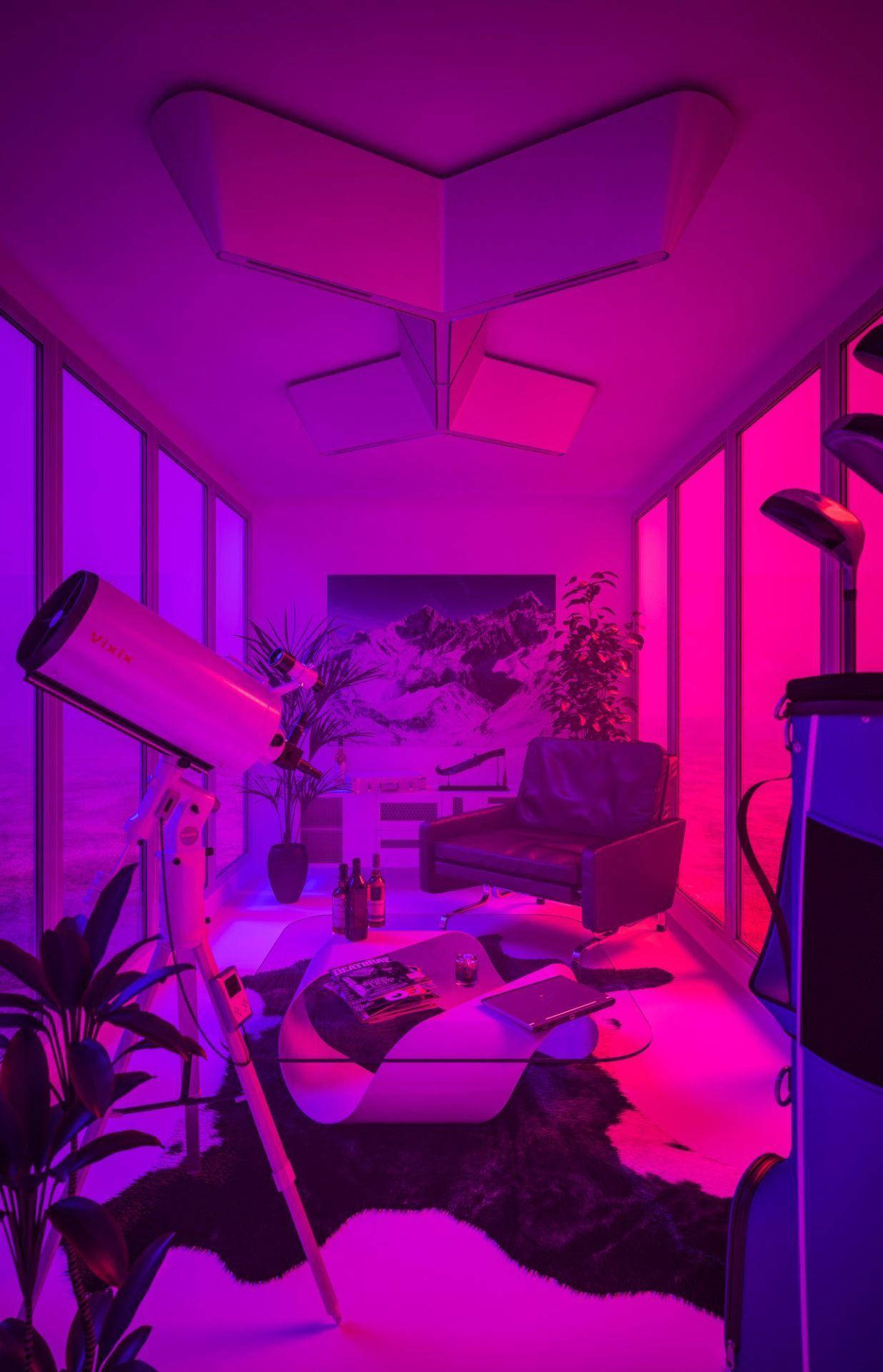 Neon Purple Wallpaper