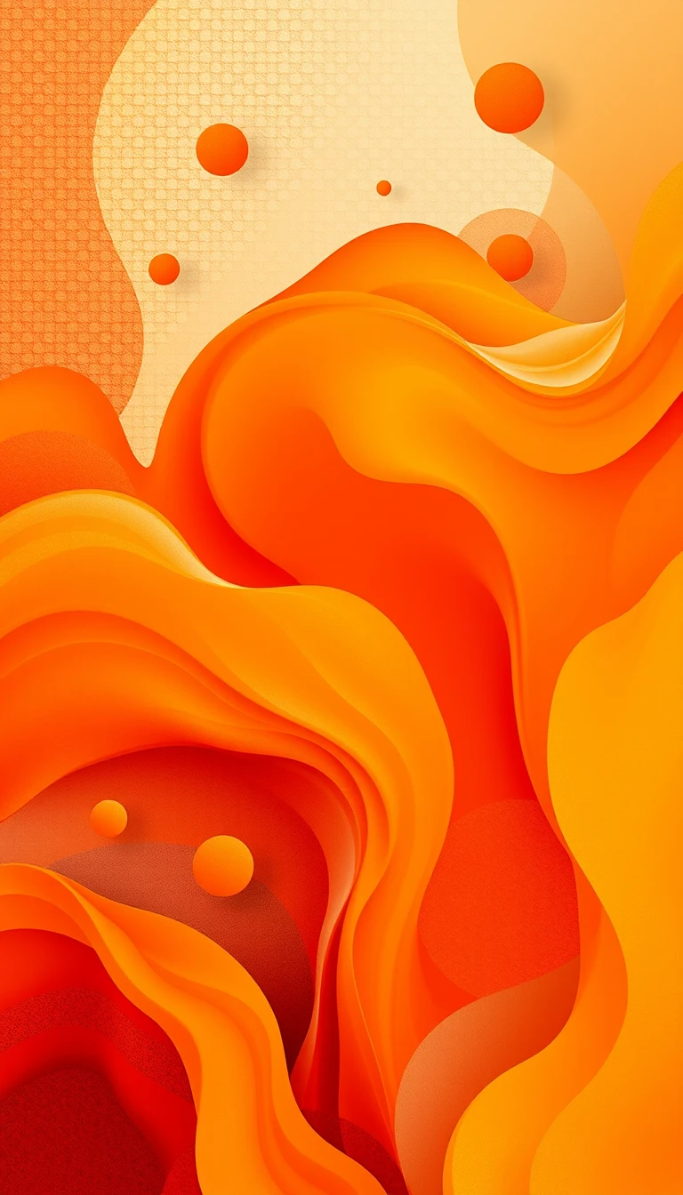 Abstract Orange Wallpaper
