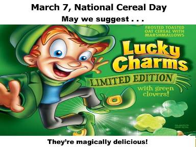 National Cereal Day Virtualofficenters Innovative