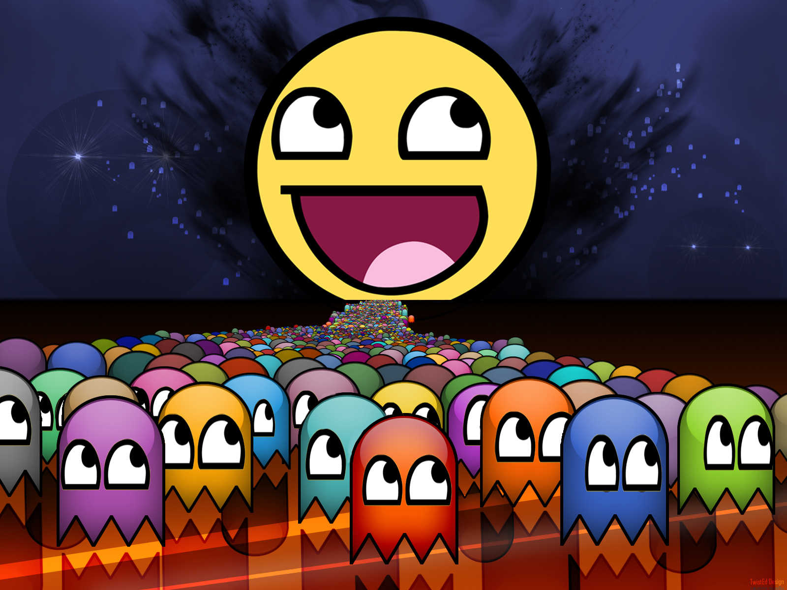 HD Pacman Wallpaper
