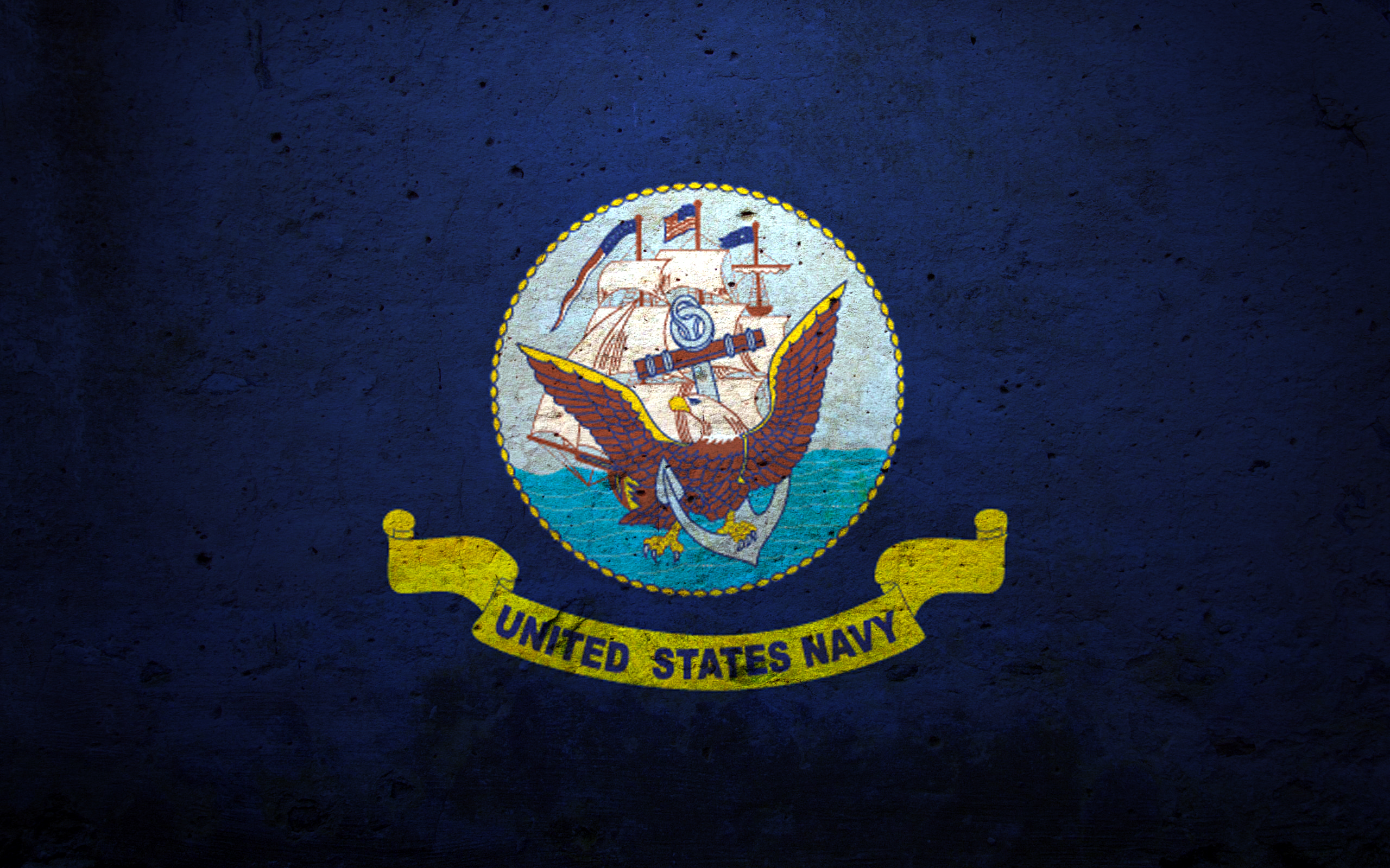 US Navy Logo Flag