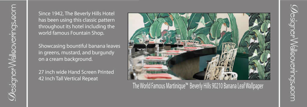 Beverly Hills Martinique Wallpaper and Fabric The Original Beverly