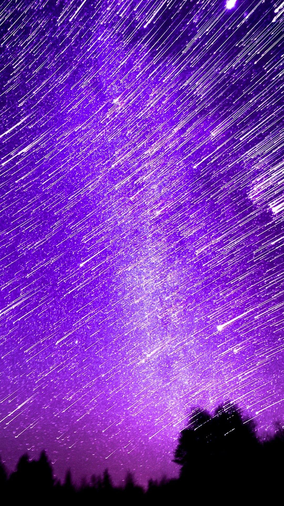 Aesthetic iPhone Purple Wallpaper Top