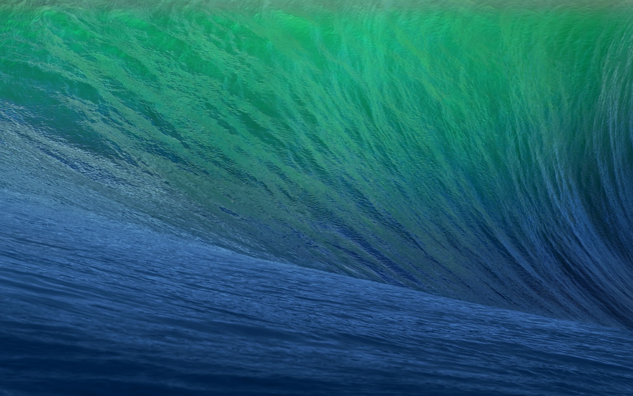 1280x800 OS X Mavericks Wave desktop PC and Mac wallpaper
