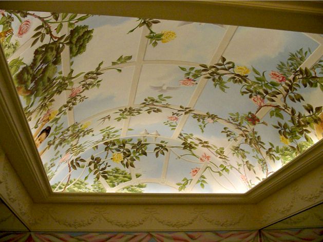Ceiling Murals By Andrew Tedesco Hand Painted In New