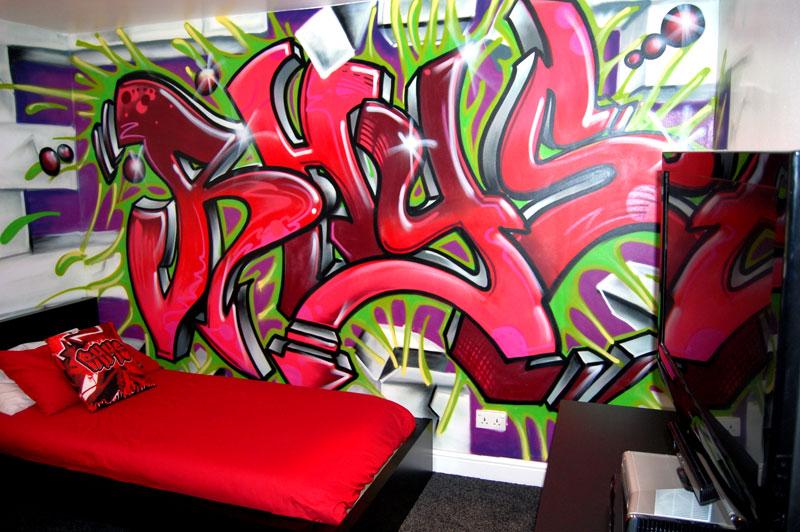 49 Graffiti Wallpaper For Boys Bedroom On Wallpapersafari