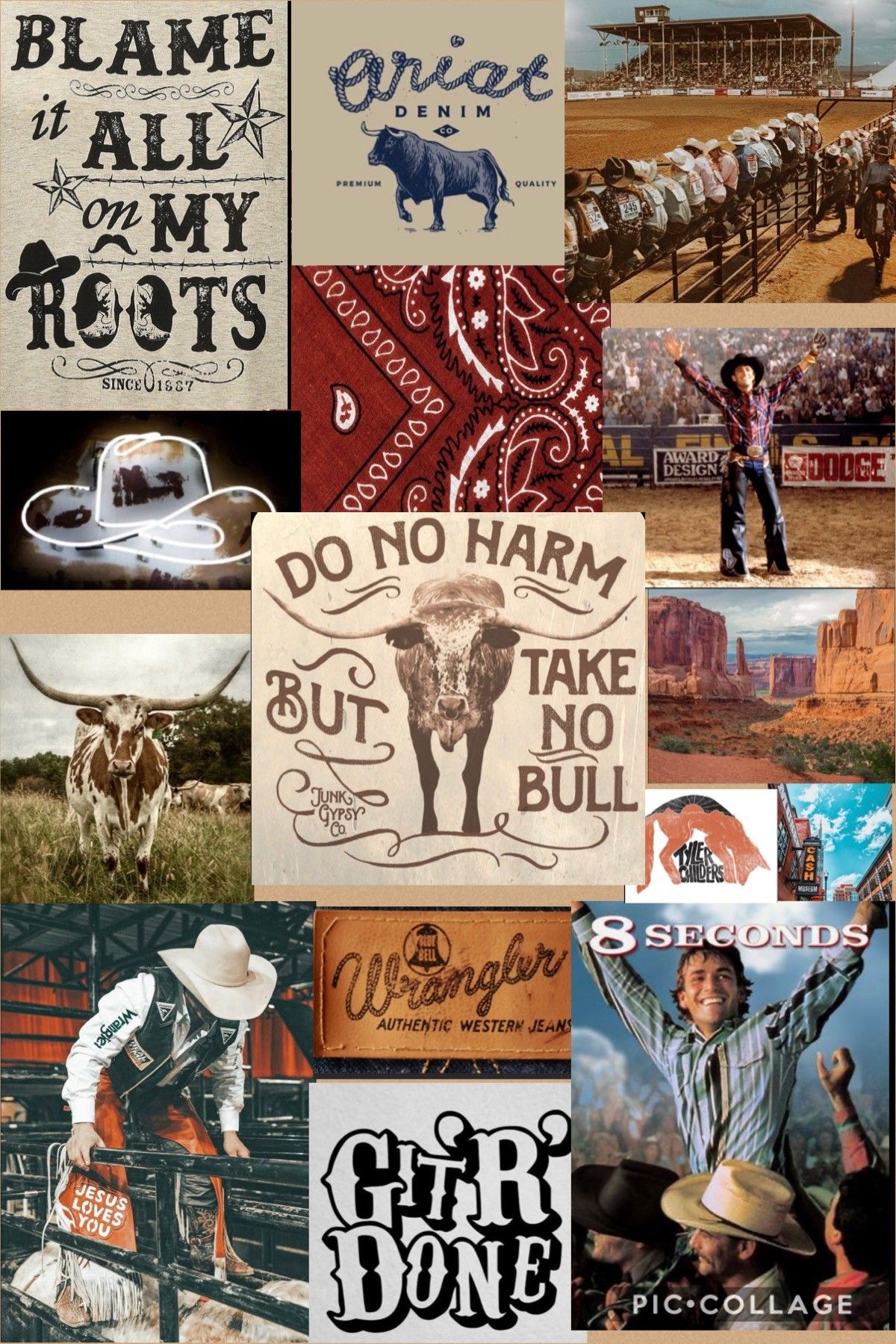 Country Western Wallpaper