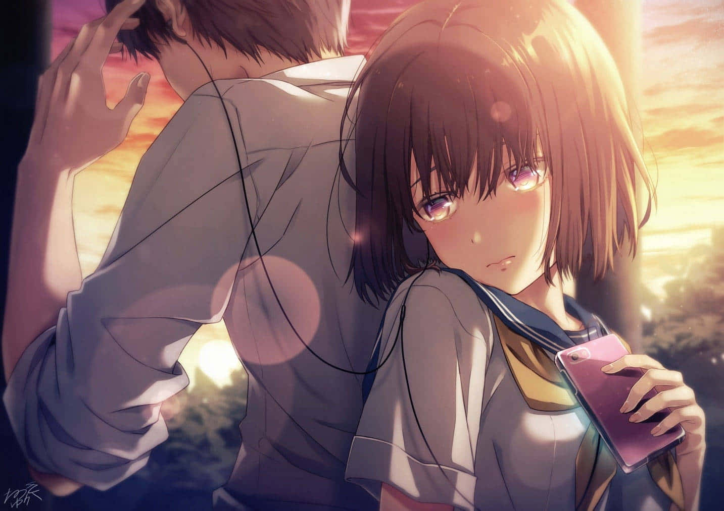 Aesthetic Couple Anime Wallpaper