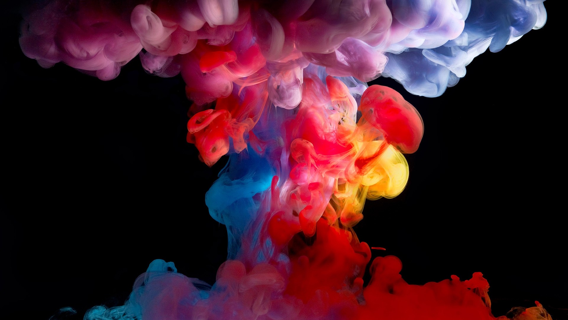Smoke Paint Colored Colors Wallpaper