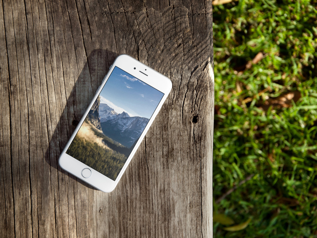Wallpaper Yosemite Mountain Nature iPhone6 Plus Splash
