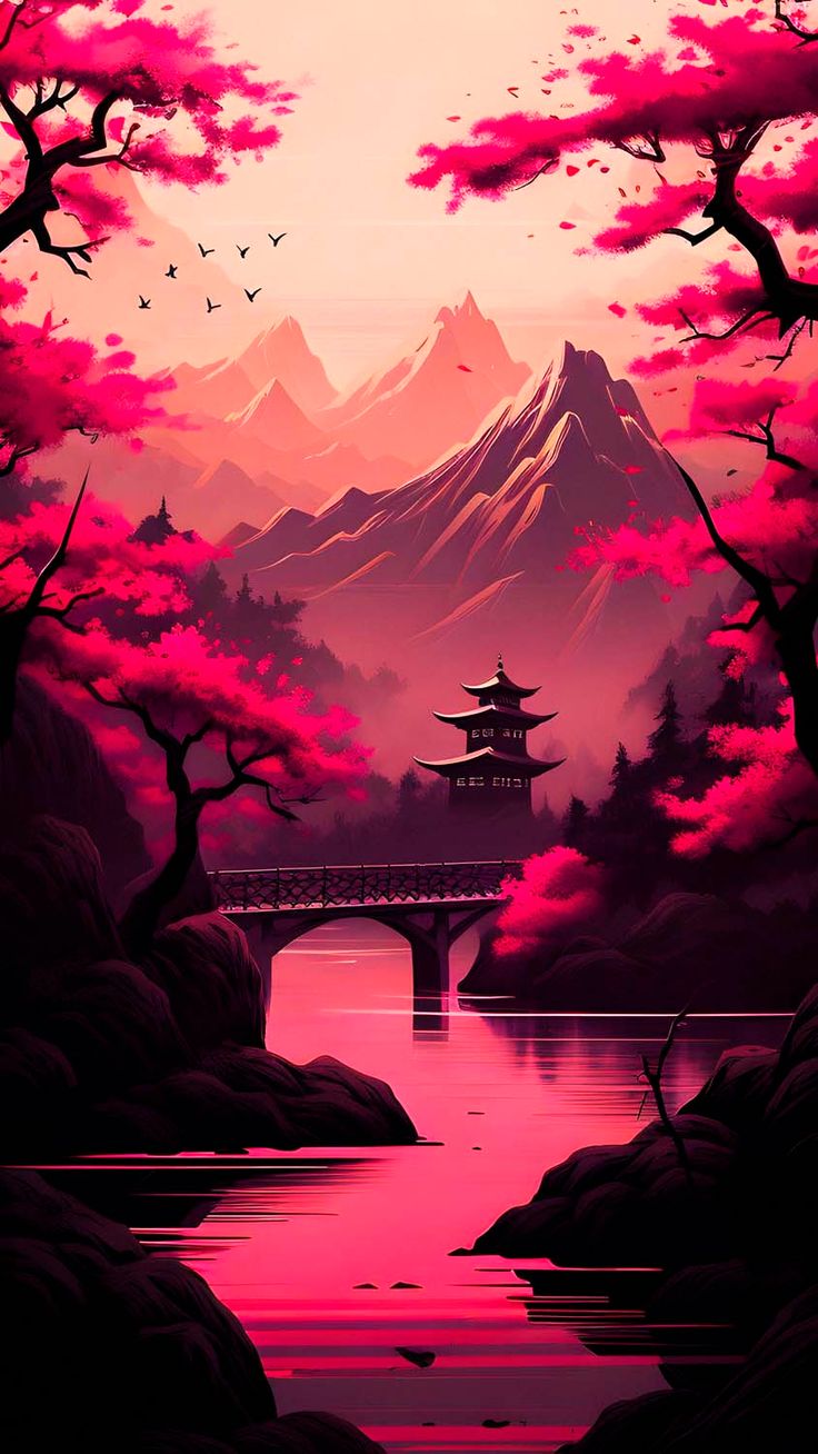 Sakura Cherry Blossom Tree World iPhone Wallpaper 4k