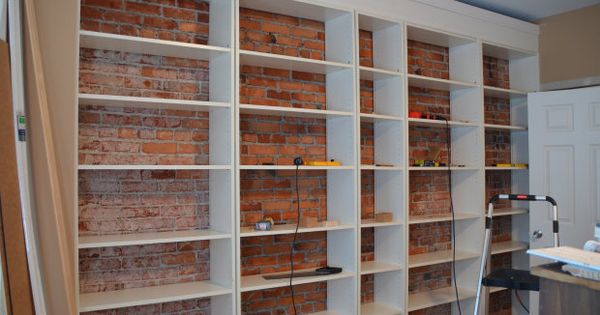 Ikea Hack Billy Built In Bookshelves Part Bookcases
