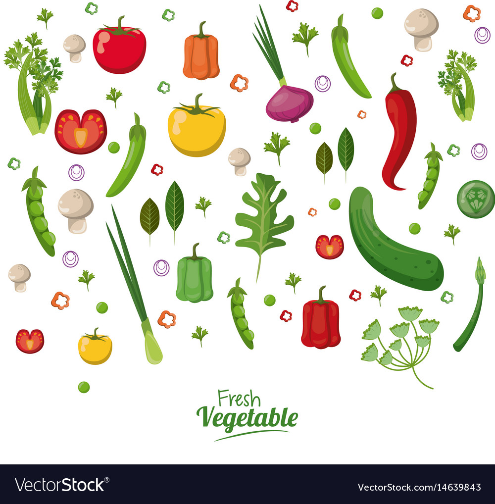 Fresh vegetables organic vegetarian food wallpaper