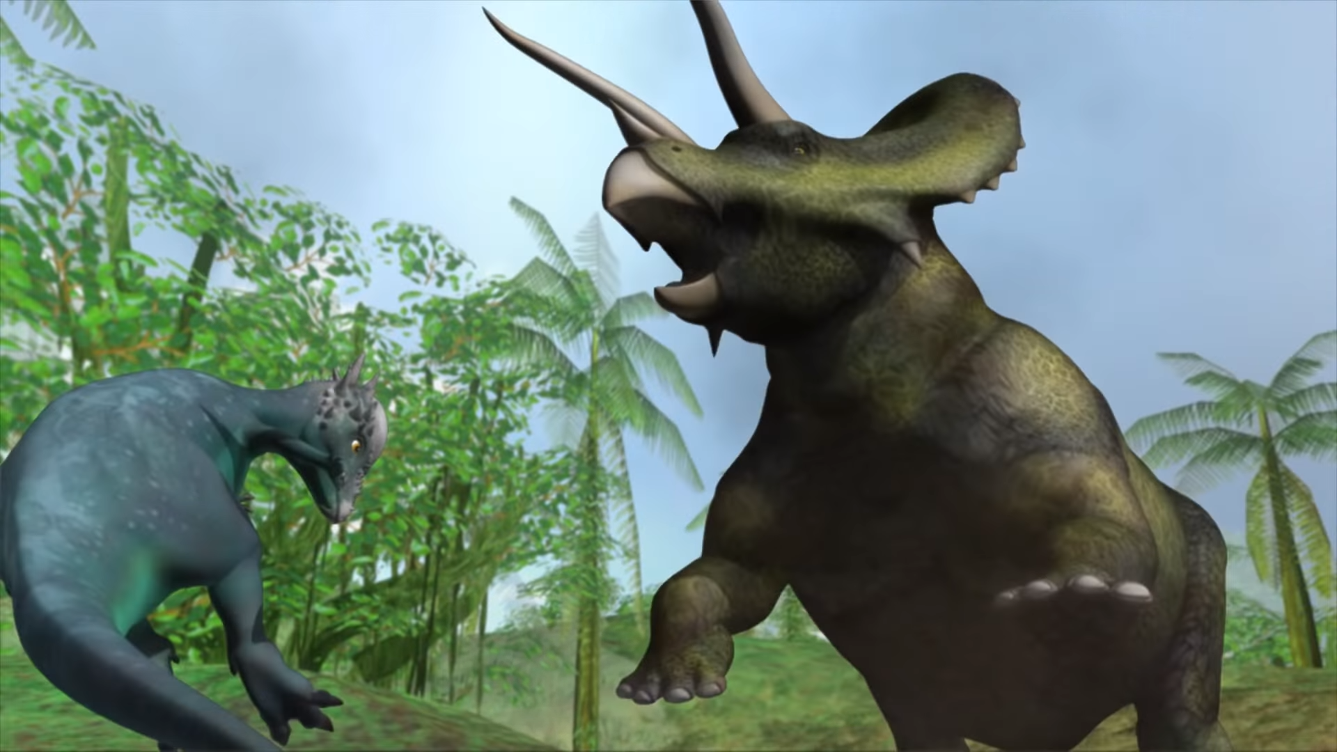 Triceratops Vs Pachycephalosaurus Dinosaurs Battle World
