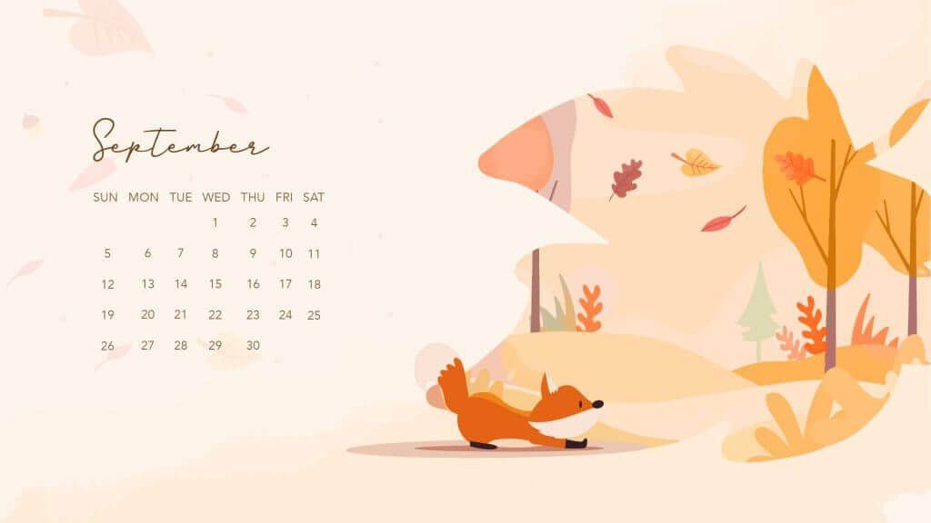 September 2022 Desktop Background Calendar Wallpaper Calendar 1024x576