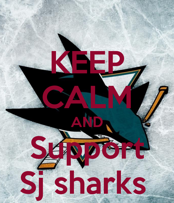 Co Ukkeep Calm And Support Sj Sharks Keep Carry On Image