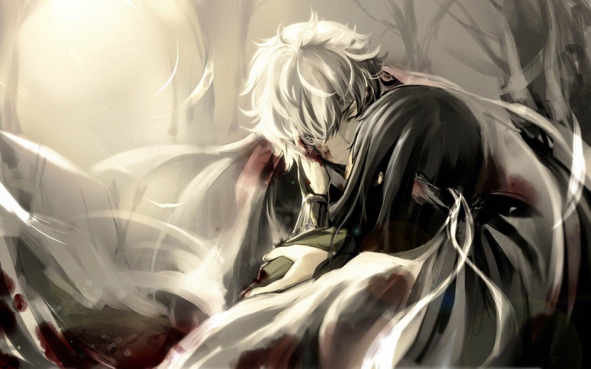 Cute Anime Couple Wallpaper