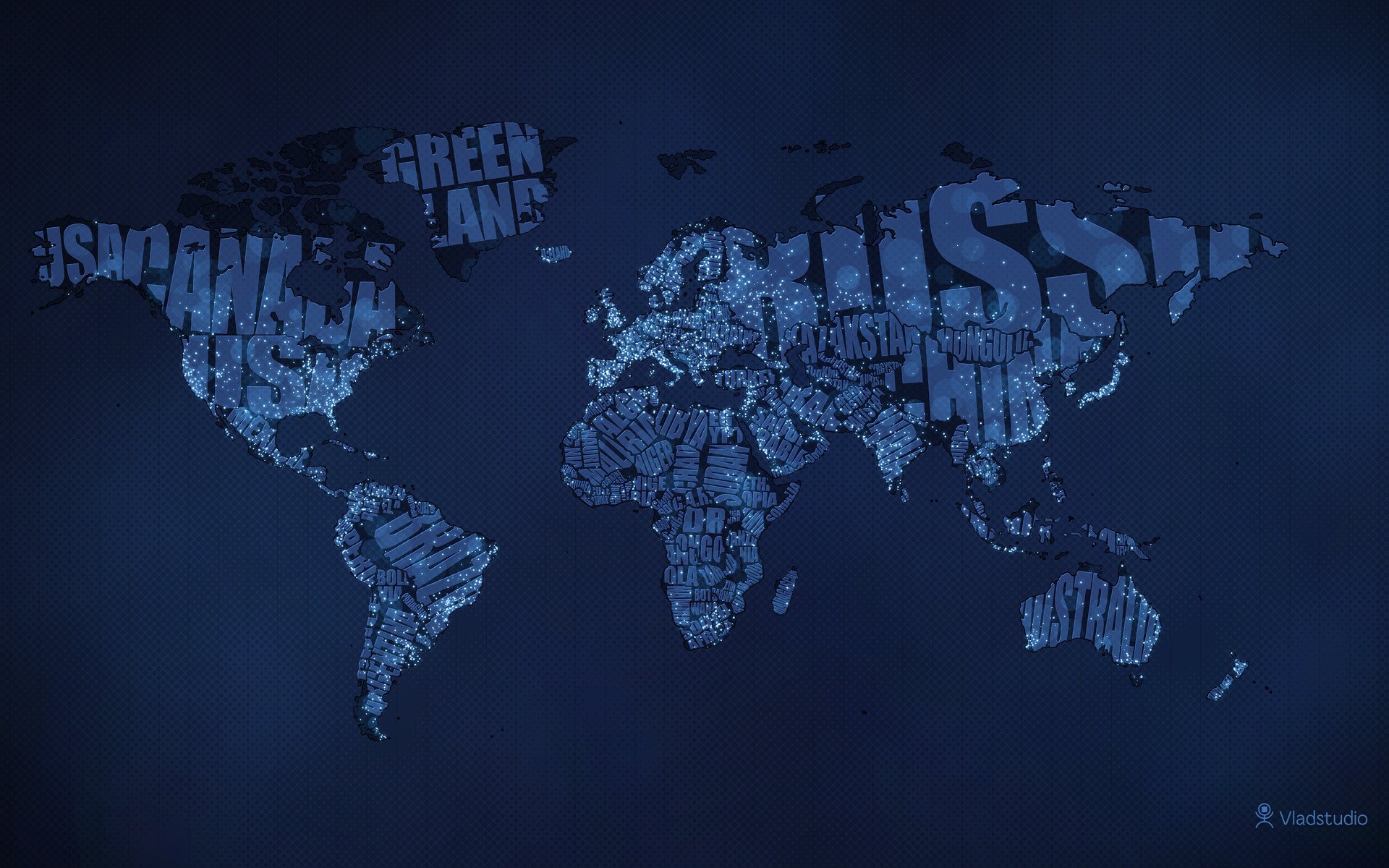 World Map Night HD Wallpaper Theme Bin   Customization HD