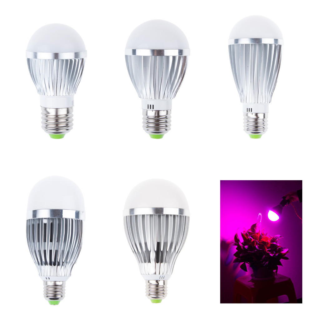 12w E27 Led Plant Grow Light Bulb For Flowering Growing Jpg