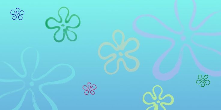 Pics For Spongebob Flower Background Party