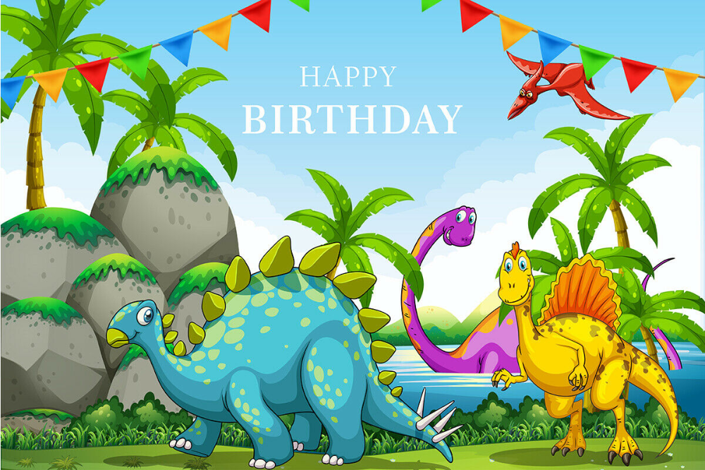 Total 87+ imagen dinosaur birthday background - Thptletrongtan.edu.vn