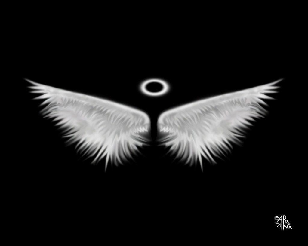 Angel Wings Painting Background