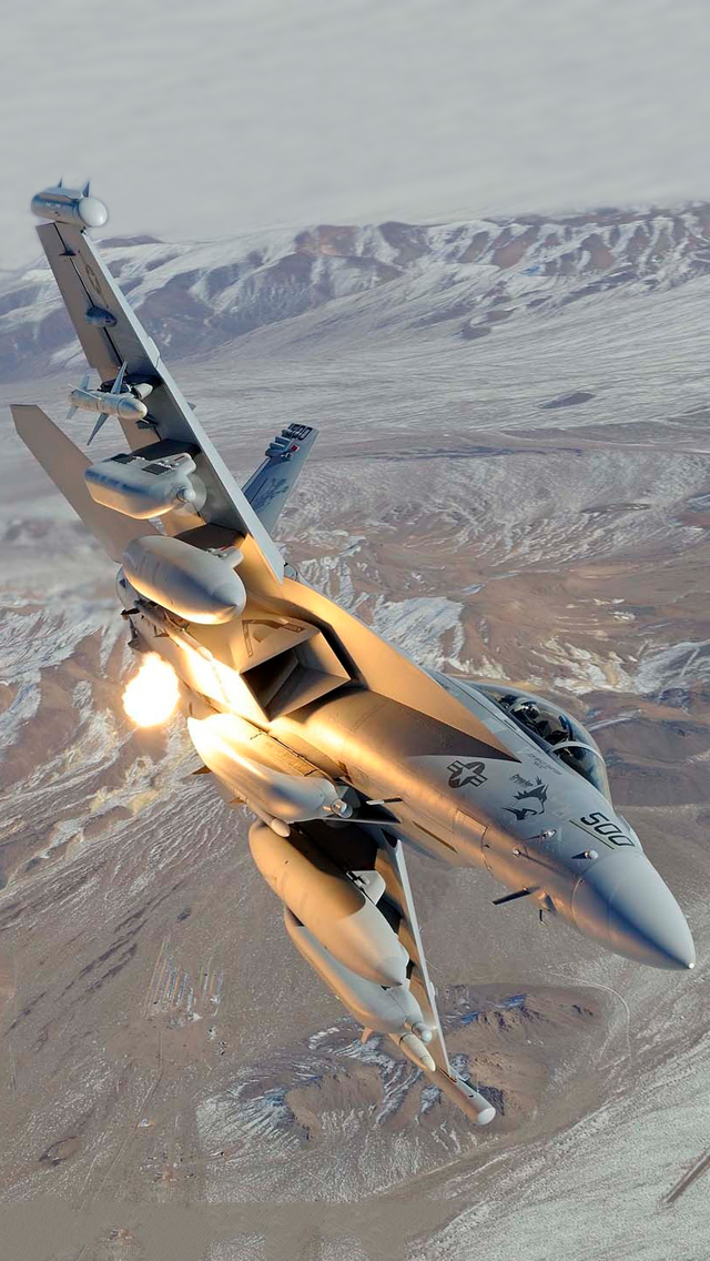 Air Force Jet iPhone 5 Wallpaper 640x1136