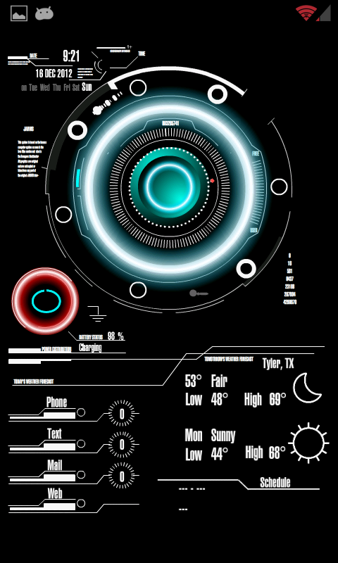 Jarvis Wallpaper Live Android