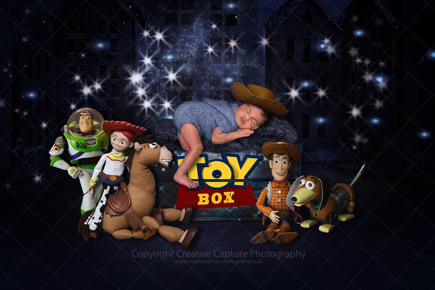 1 Newborn Digital backdrop background Toy Story inspired Etsy