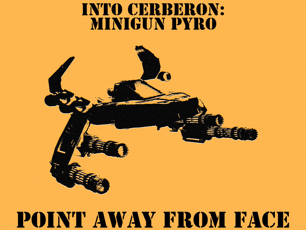 Quad Minigun Pyro Wallpaper Image Into Cerberon Mod For Doom Iii