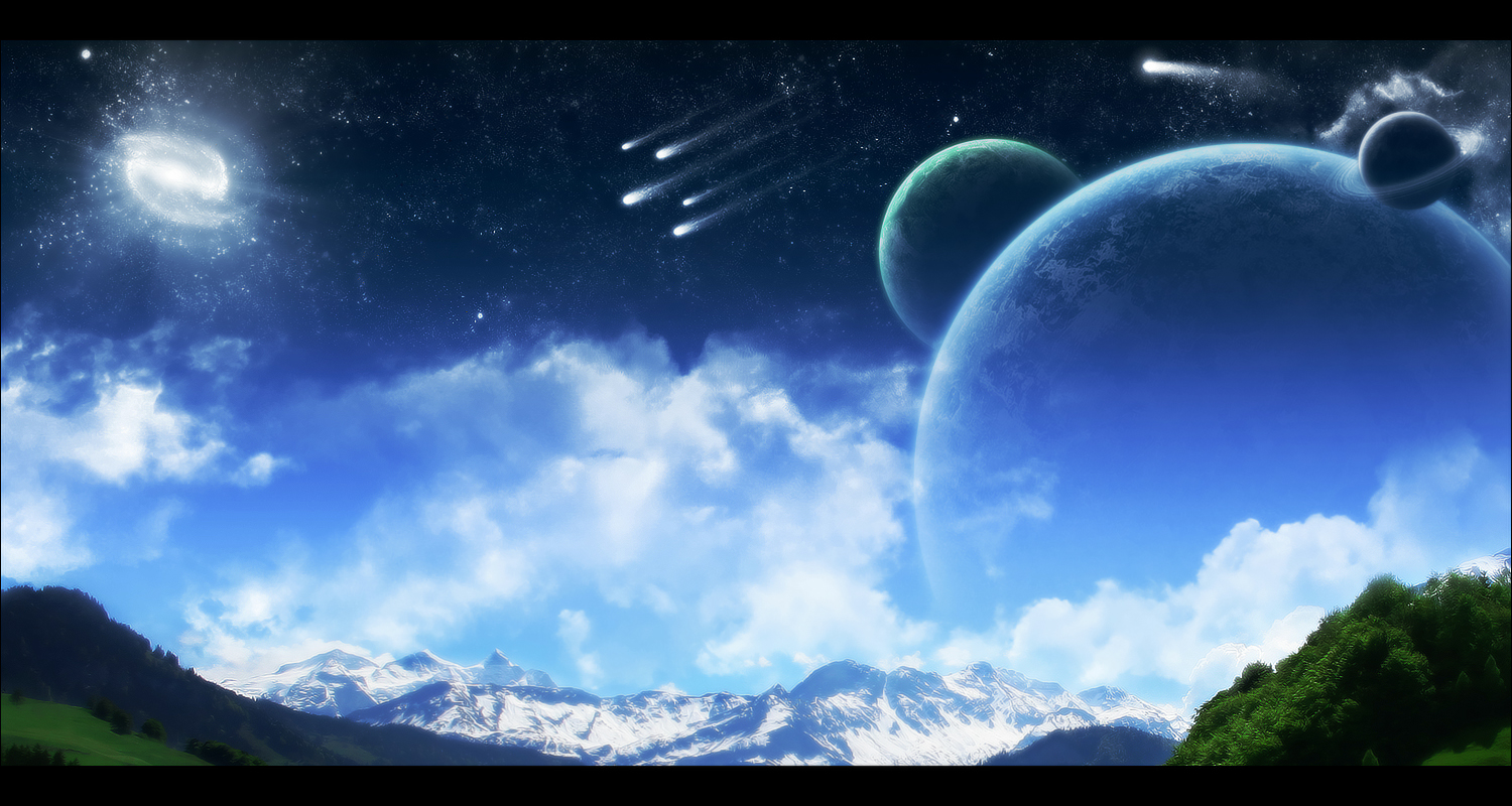 Pin Panoramic Space Plas Universe Wallpaper