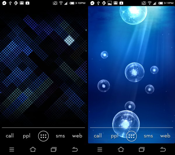 Galaxy s3 Live Wallpaper Deep Sea And Luminous Dots