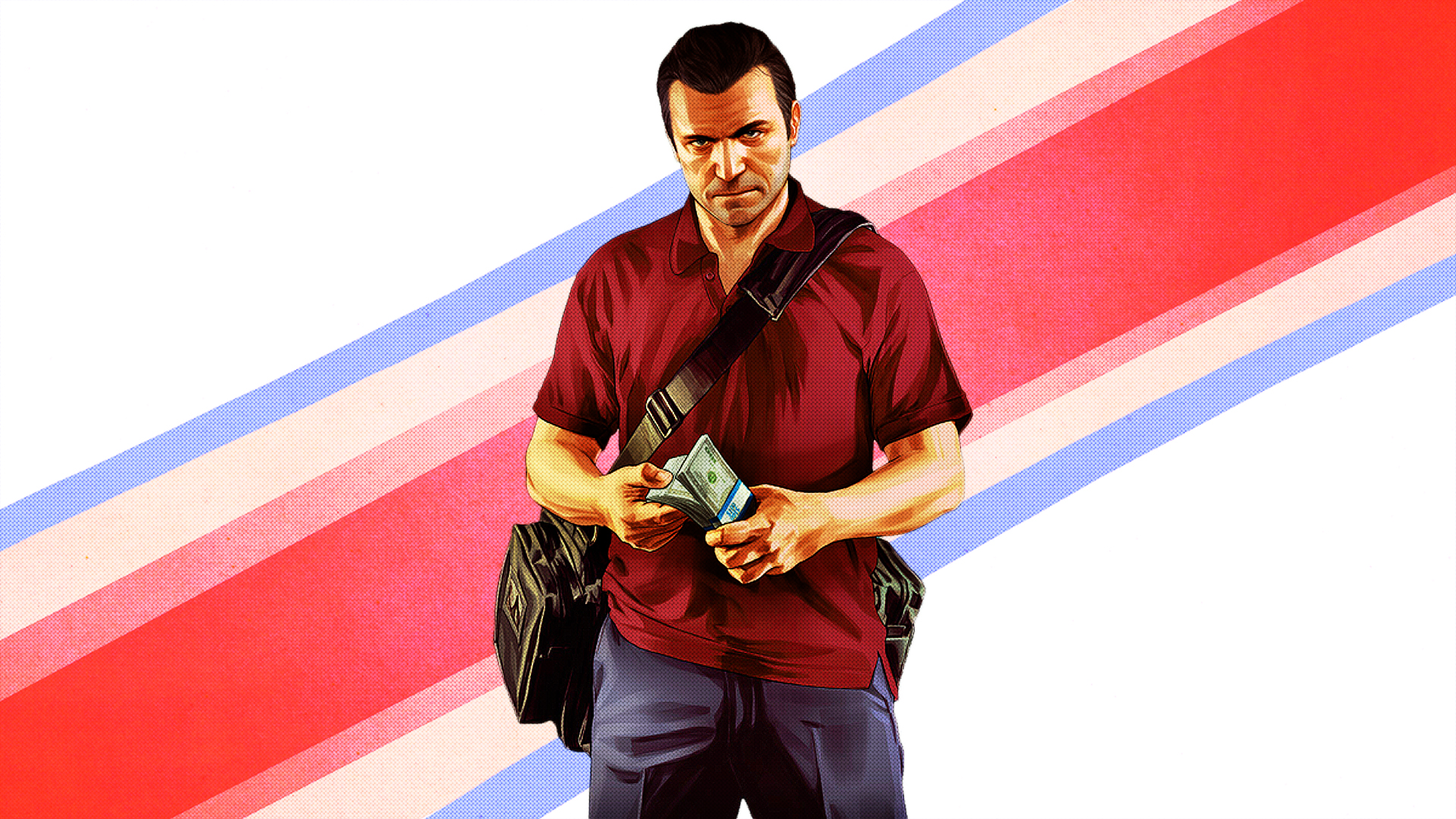 Grand Theft Auto V Wallpaper Michael By Blacklotusxx On