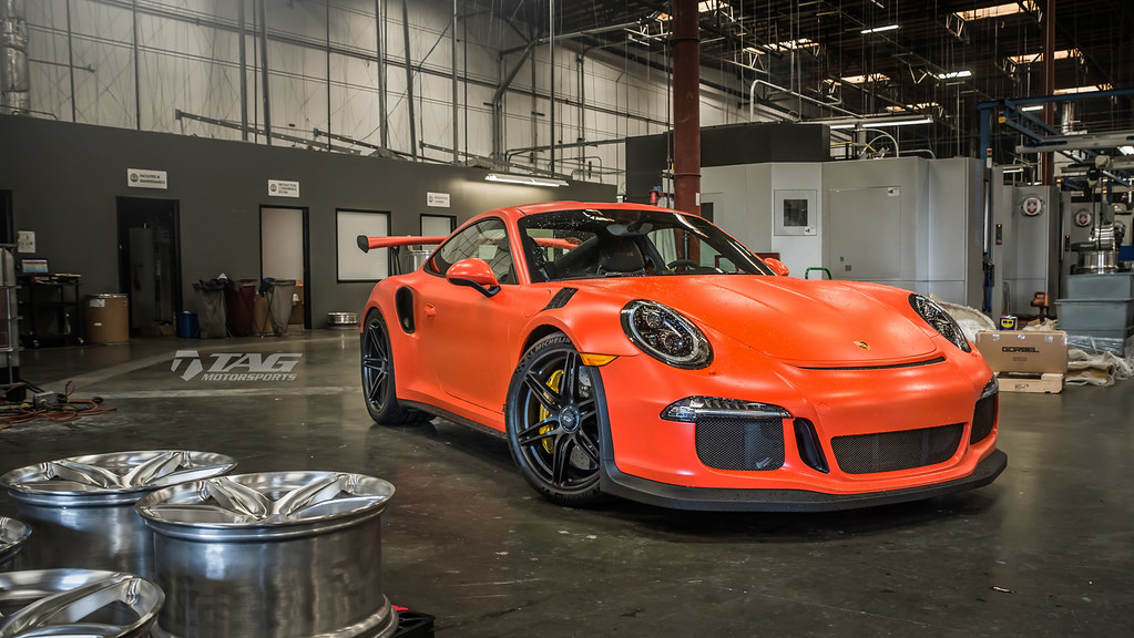 All Sizes Porsche Gt3 Rs With Hre P106 Wheels In Satin Black