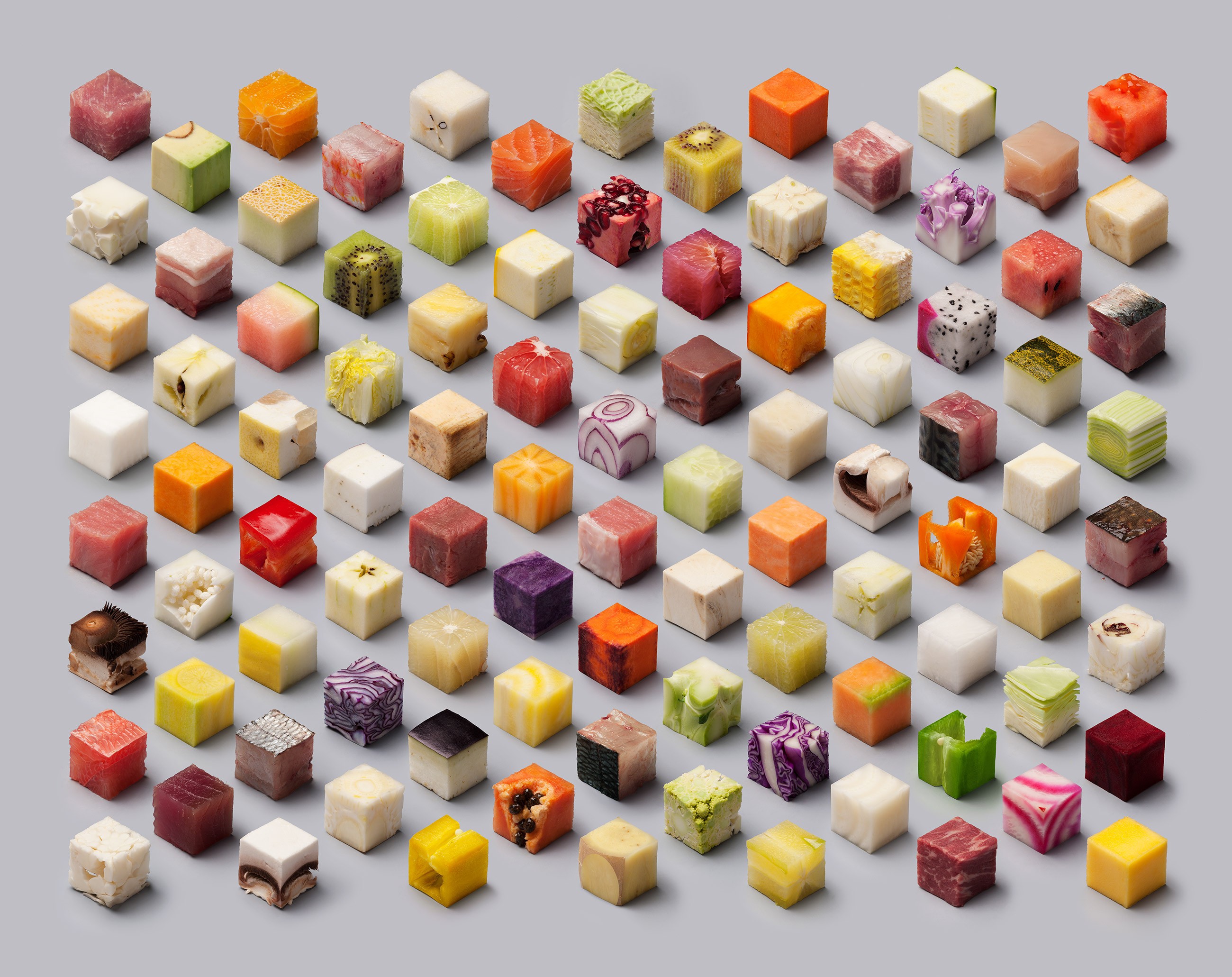 Cubes Of Different Products Wallpaper And Image