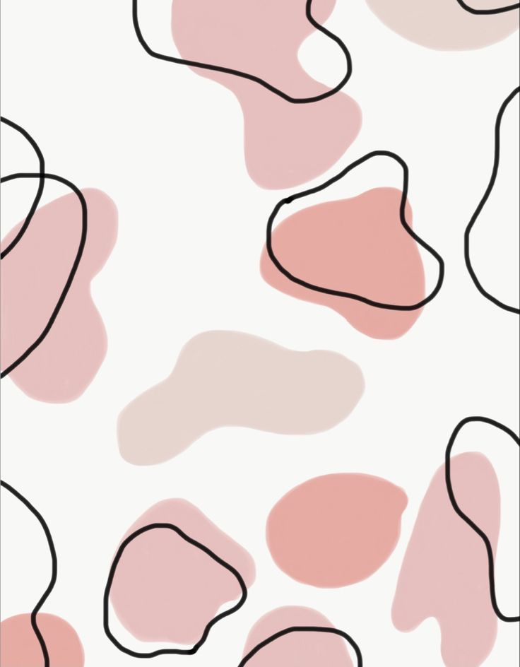 Pink Cow Print Thing In Wallpaper Cute