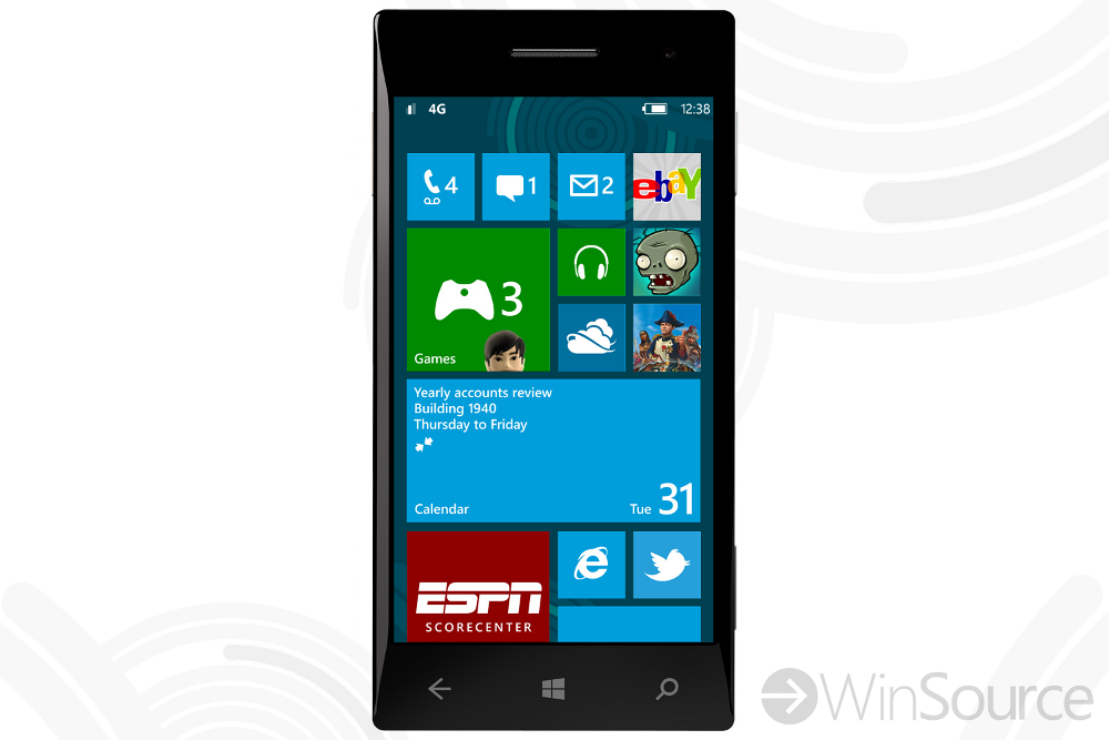 How Would Wp8 Look With The Windows Background Winsource