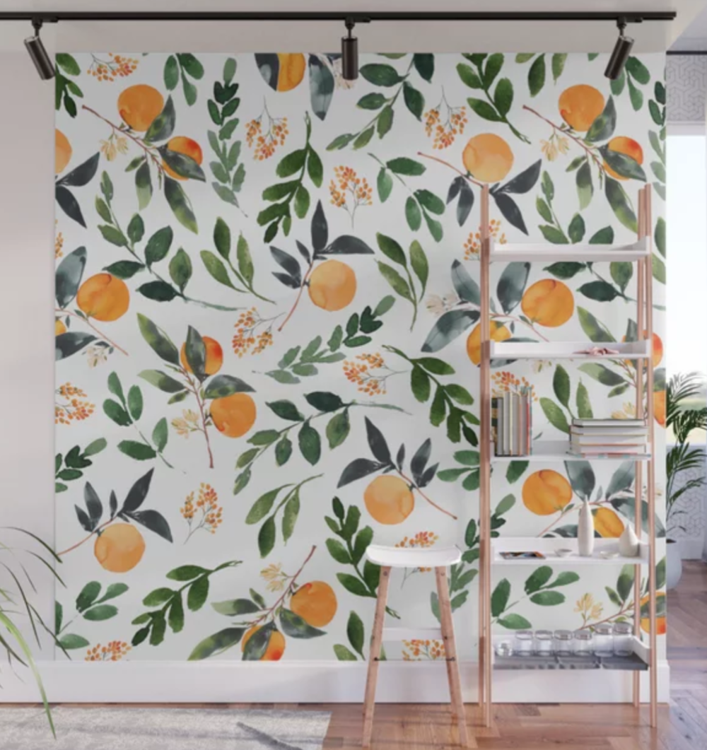 Recreate A Wallpaper Accent Wall Using Paint Greywoodmama