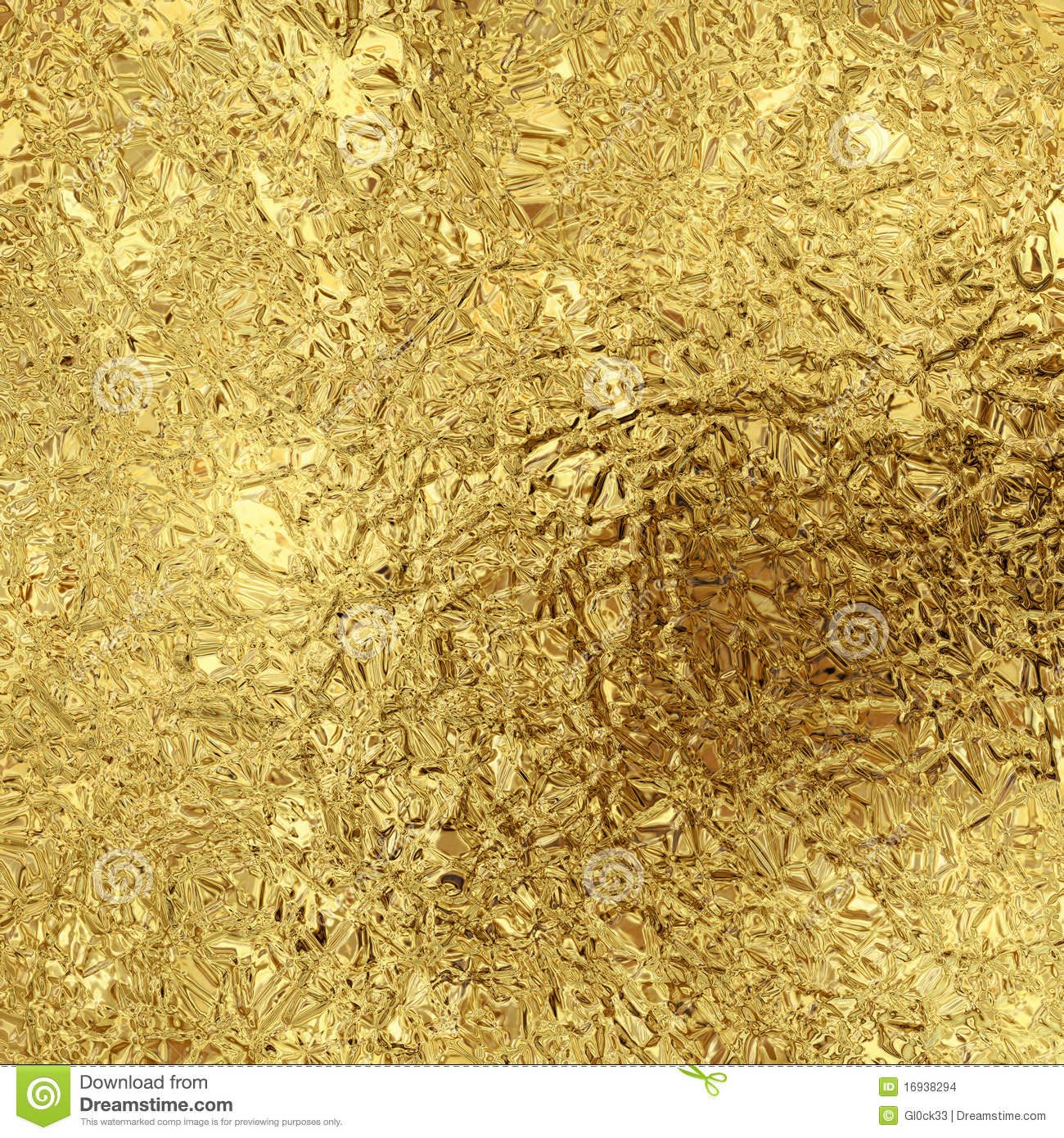 Gold Foil Texture Wallpaper Yellow