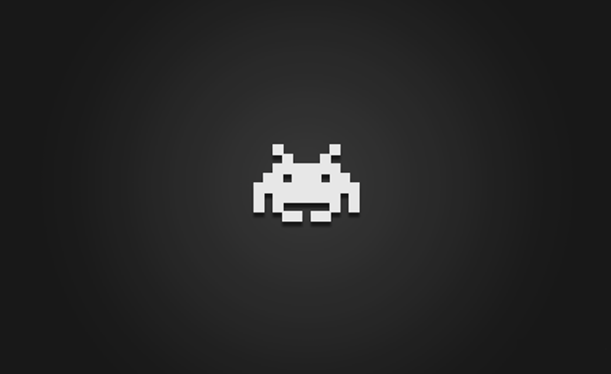 3d Space Invaders Wallpaper By