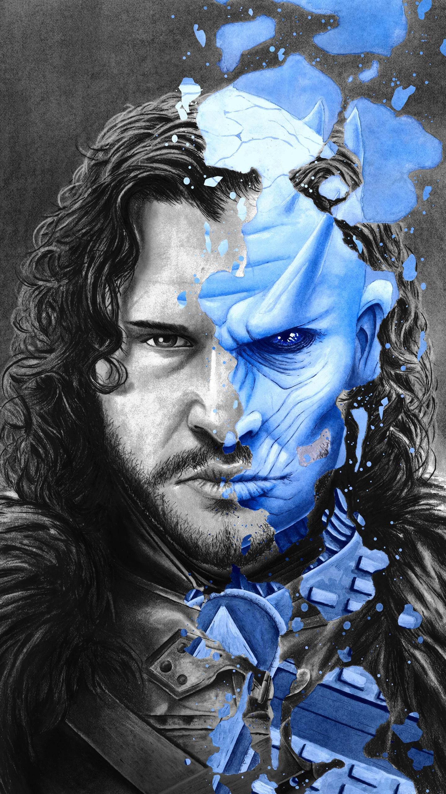 Game Of Thrones Wallpaper Jon Snow Night Kind